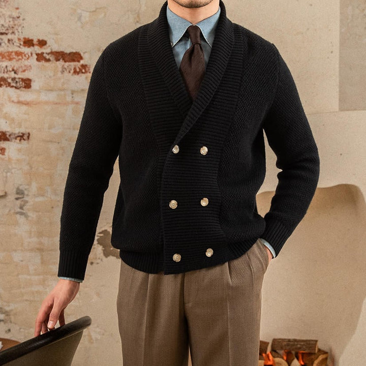 Cardigan en maille haut de gamme pour hommes - Lizandro