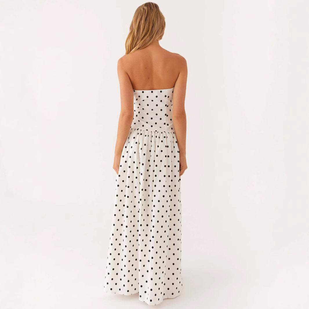 Robe longue imprimée pour femmes - Selene