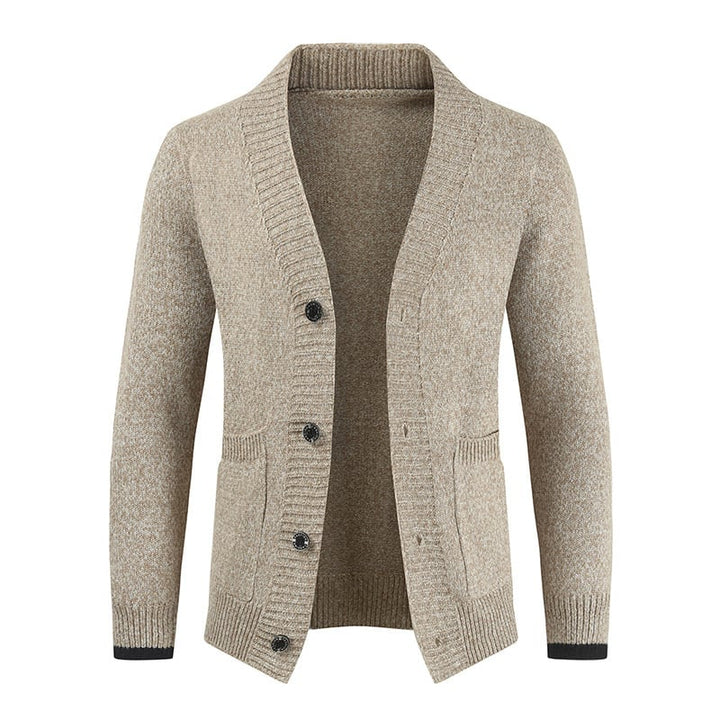 Cardigan en maille à col châle pour homme - Emil