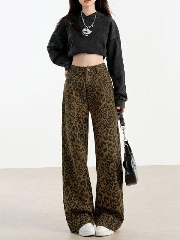 Pantalon imprimé texturé pour femme - Maelisyn