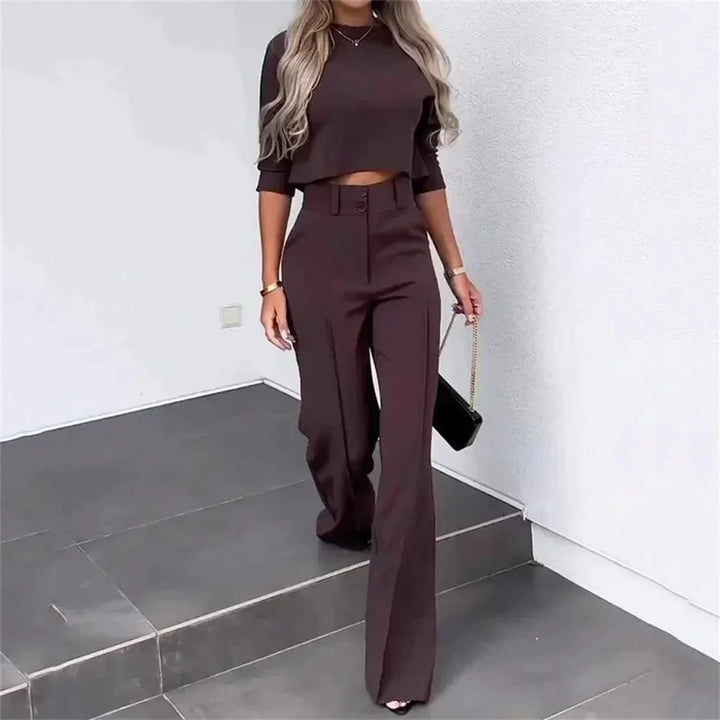 ALEXA - Ensemble top et pantalon chic