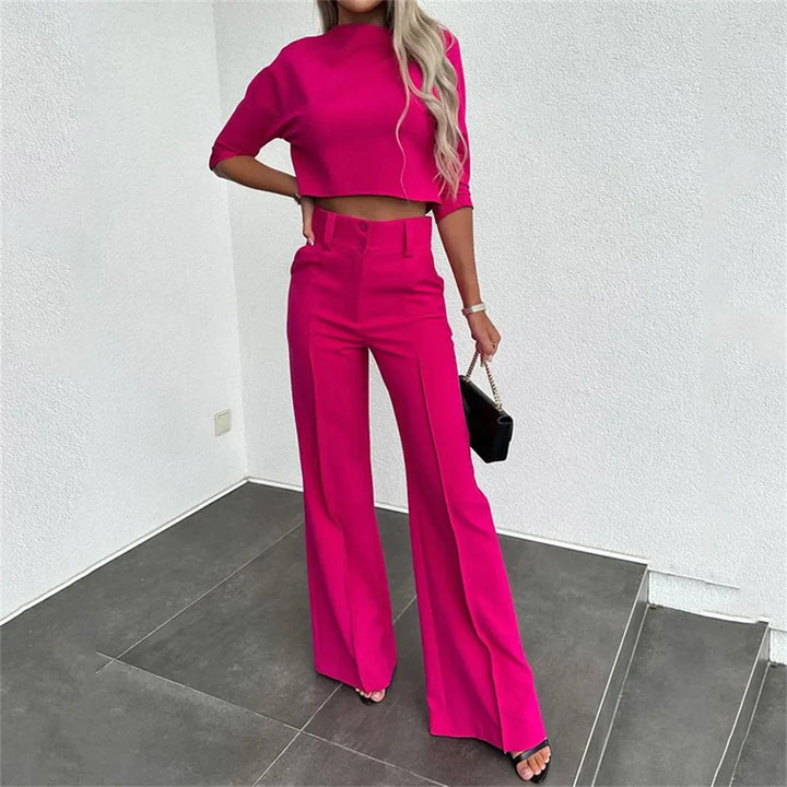 ALEXA - Ensemble top et pantalon chic