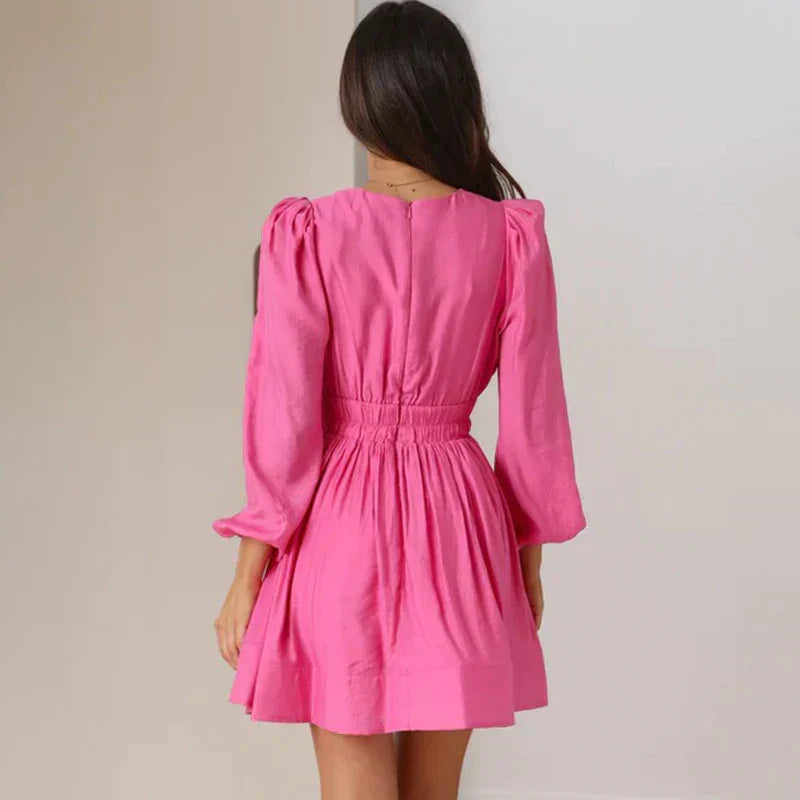 Marthe - Mini robe colorée