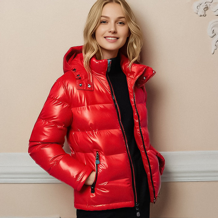 Veste matelassée imperméable avec capuche - Arianna