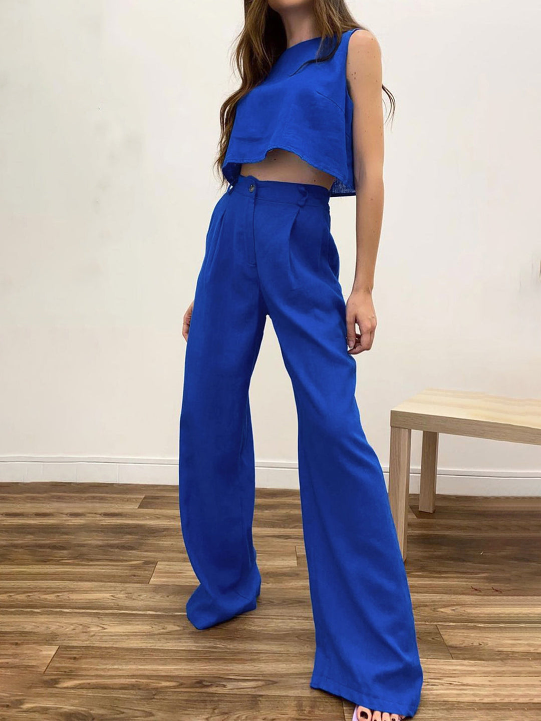 Esther - Ensemble pantalon deux pièces Boho