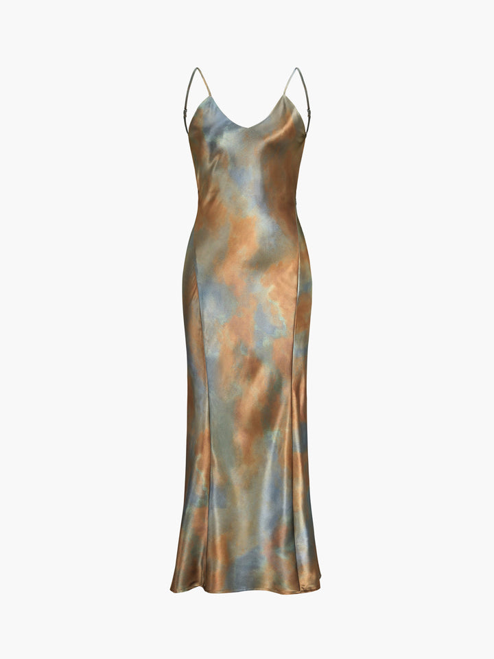 Ambre - Robe Cecelia en Satin