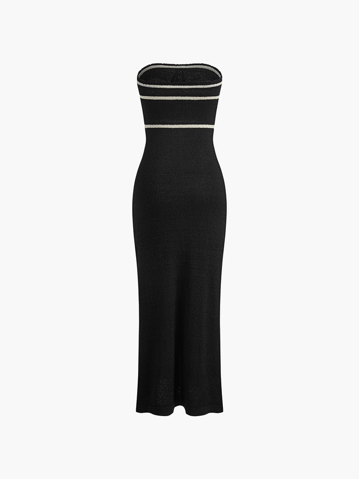 Ruby - Tube noué - Robe pull midi