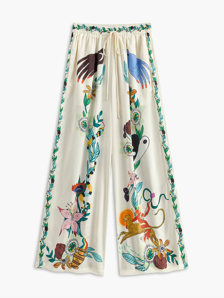Carlota - Ensemble pantalon imprimé floral