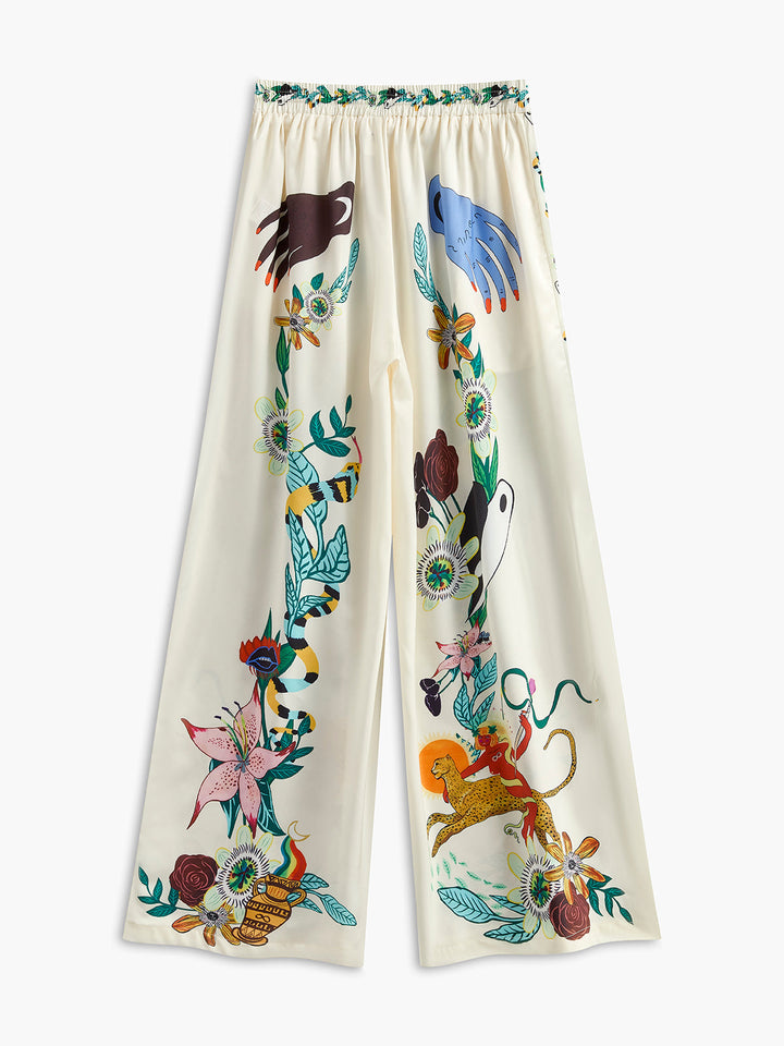 Carlota - Ensemble pantalon imprimé floral