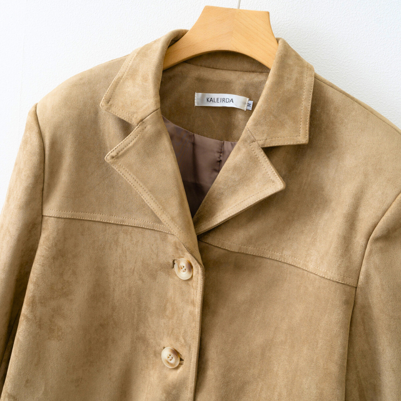 Blazer élégant en daim - Megan