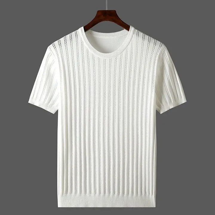 T-shirt en coton à manches courtes pour hommes