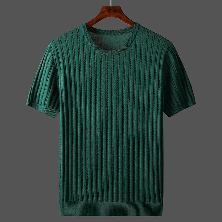 T-shirt en coton à manches courtes pour hommes