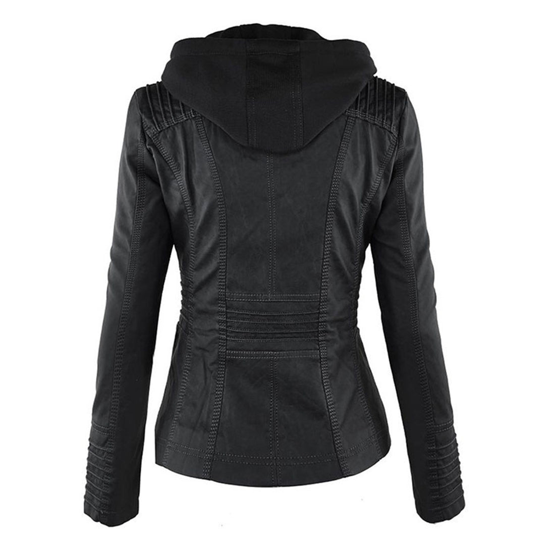 Veste en cuir Eleganza Thermal Chic