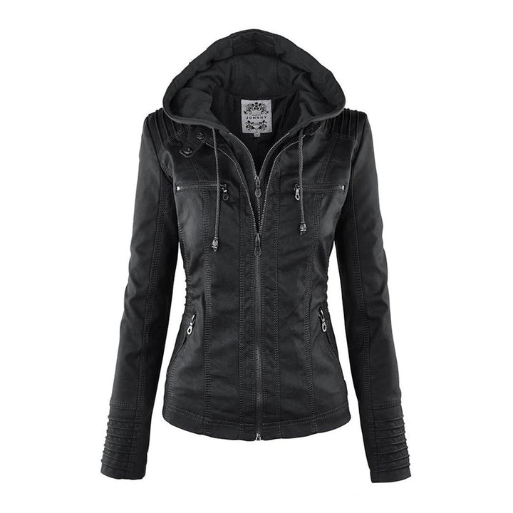 Veste en cuir Eleganza Thermal Chic