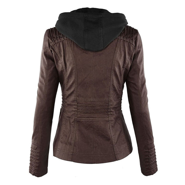 Veste en cuir Eleganza Thermal Chic