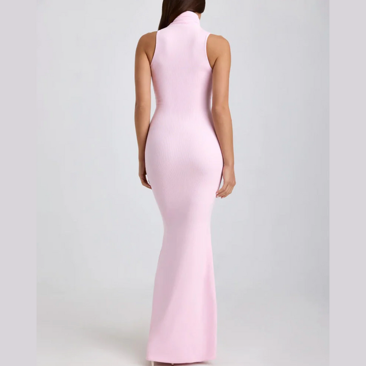 Dimas - Longue robe rose