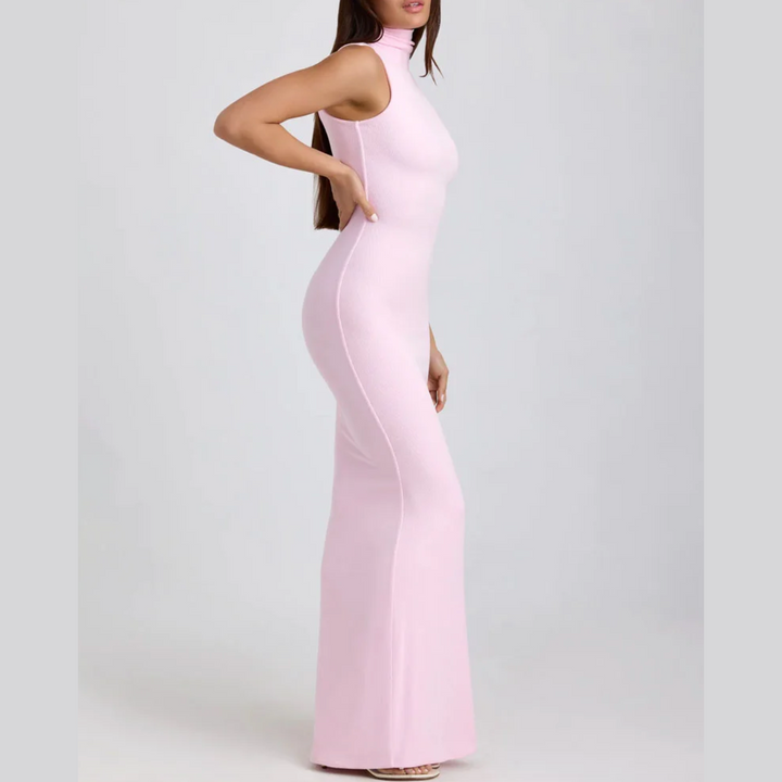 Dimas - Longue robe rose