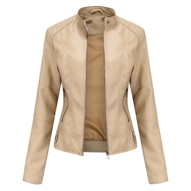Gemma - Veste en cuir épique pour femme