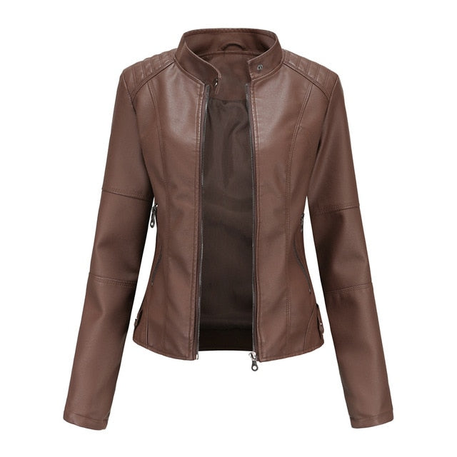 Gemma - Veste en cuir épique pour femme