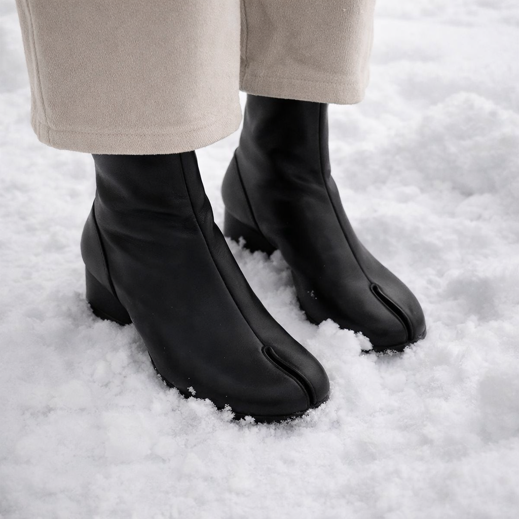 Bottines pour femmes à bout et talon fendus - Yalneth