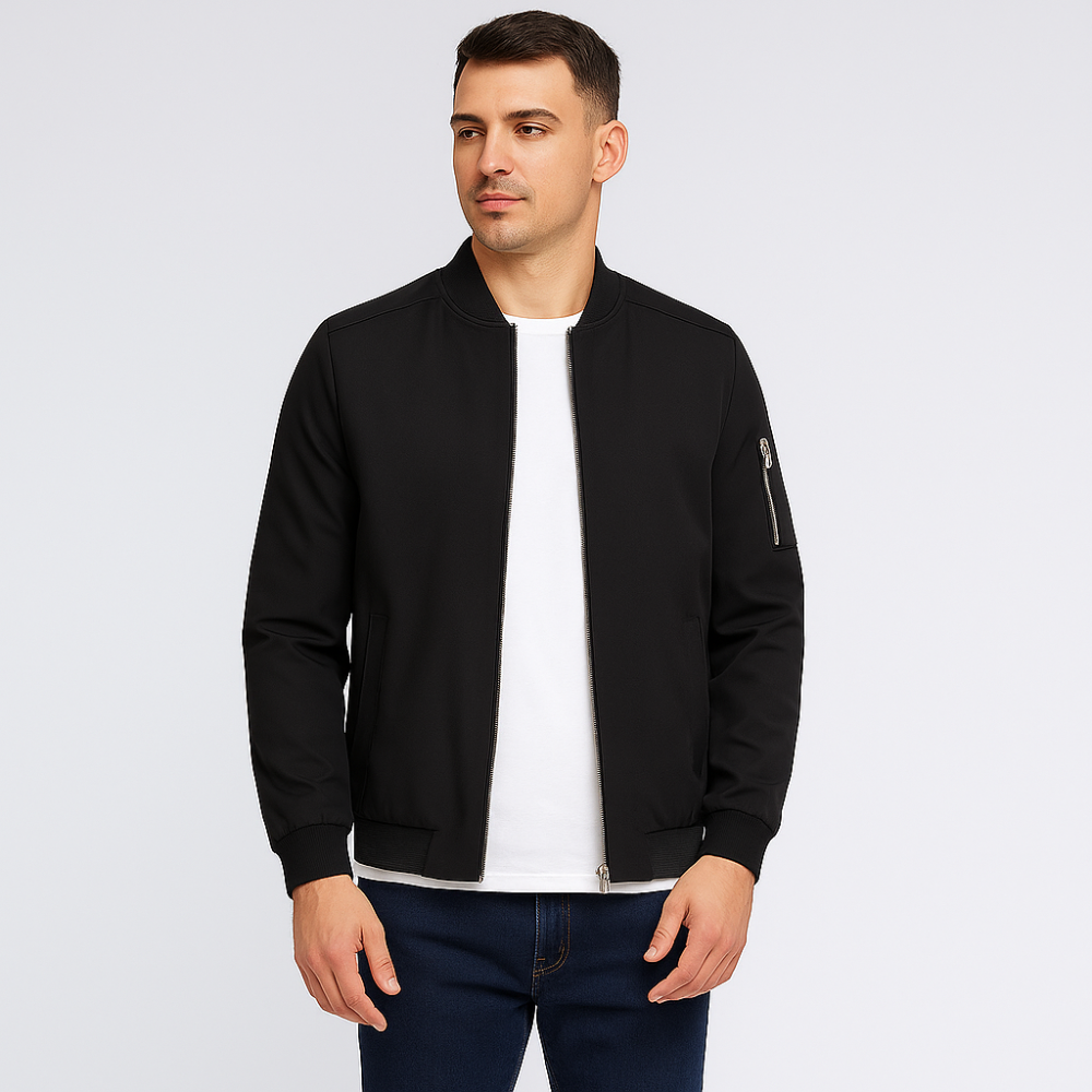Blouson bombardier minimaliste pour hommes - Ken