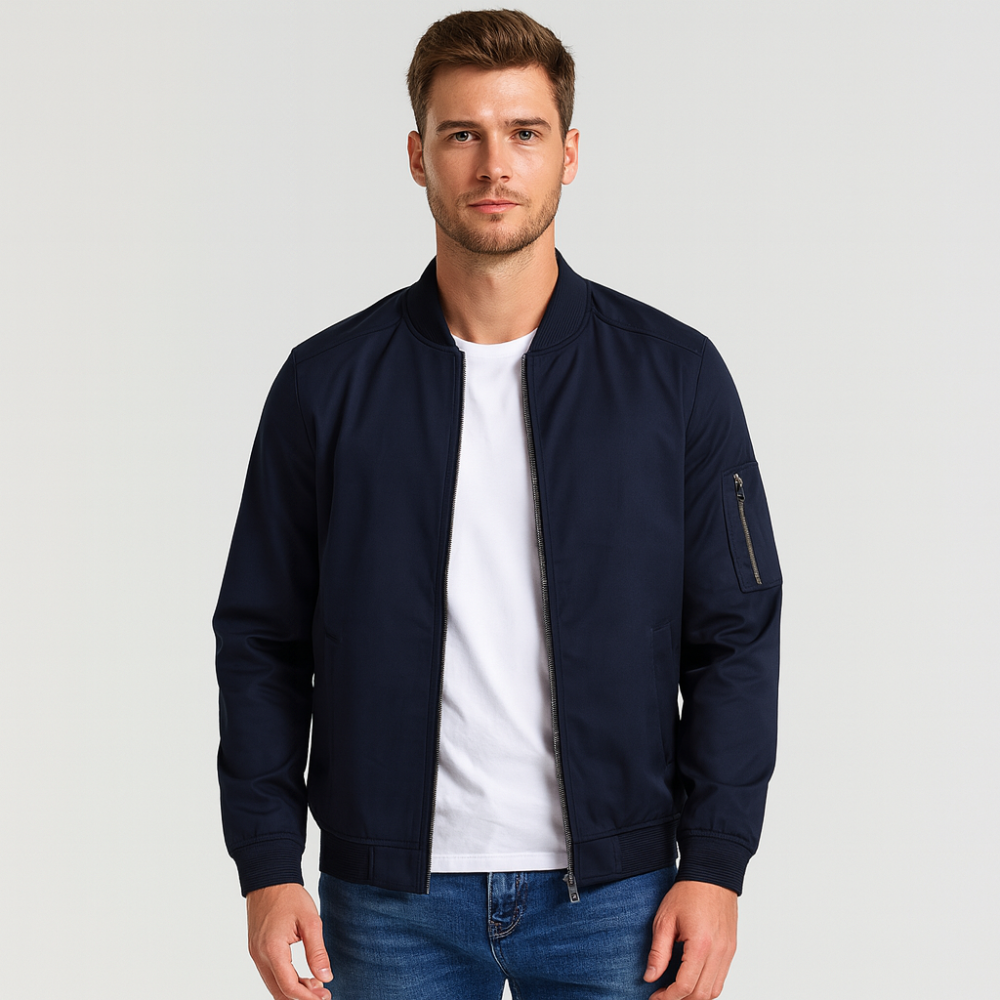 Blouson bombardier minimaliste pour hommes - Ken