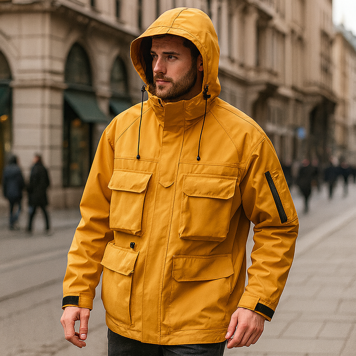 Veste cargo coupe-vent avec capuche - Lukas