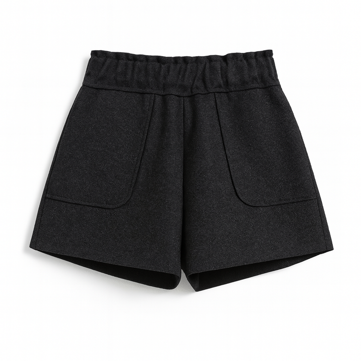 Short à taille haute avec poches spacieuses - Noelle