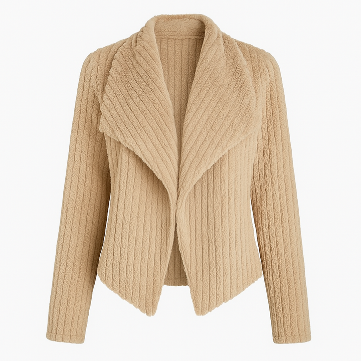 Veste ouverte en fourrure synthétique - Valmara
