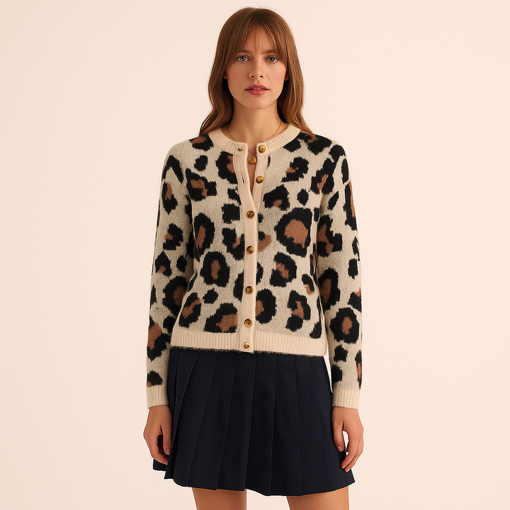 Gilet femme à imprimé moderne - Alvéra