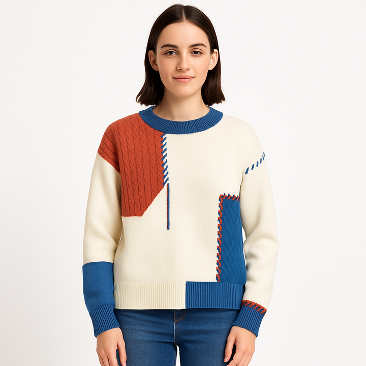 Pull-over patchwork homme - Renloch