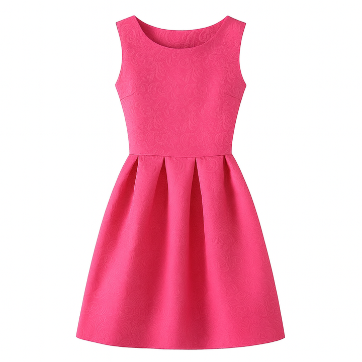 Robe de soirée évasée sans manches - Celinne