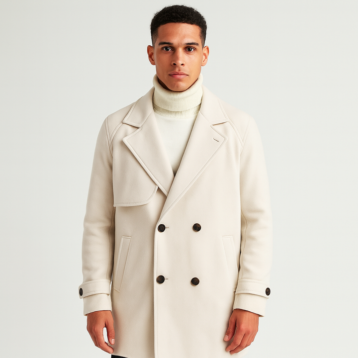 Manteau long en laine pour homme - Armand
