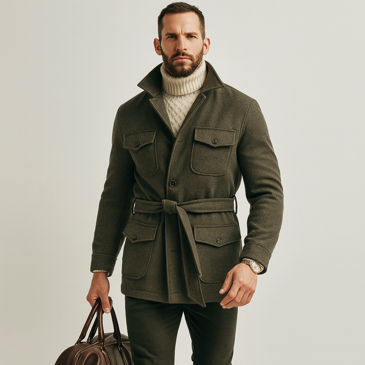 Veste en laine de qualité supérieure pour hommes - Leandro