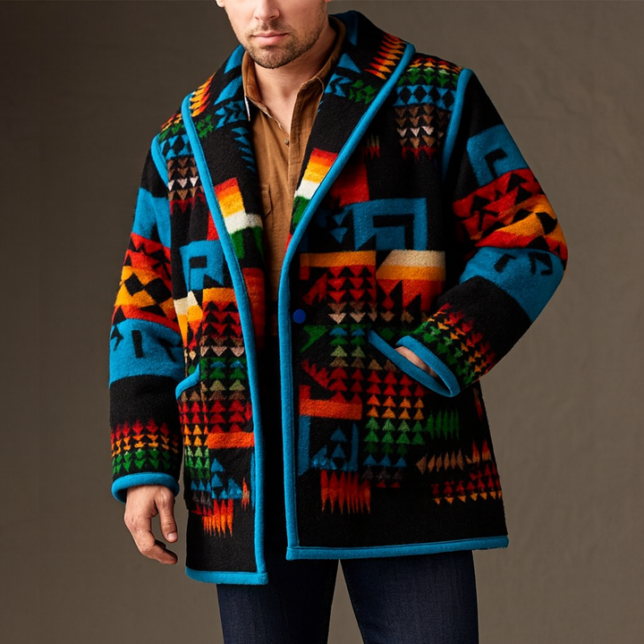 Cardigan court imprimé - Darius