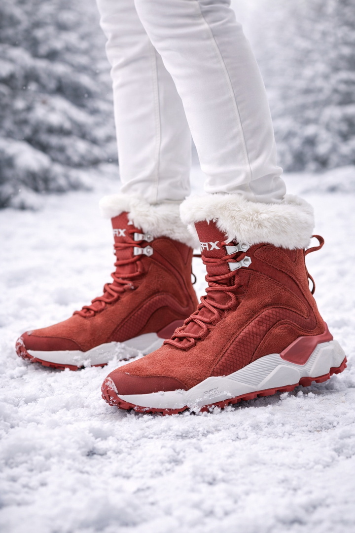 Chaussures de ski avec doublure thermique et design technique - Anna