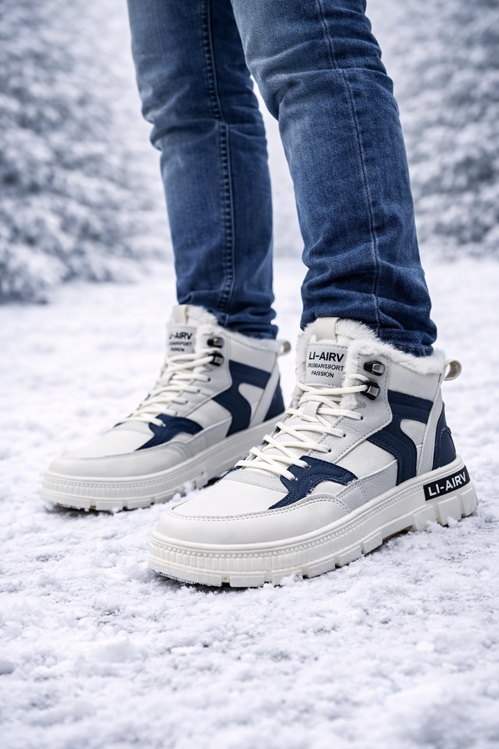 Bottines thermiques d'hiver pour hommes - Brakov