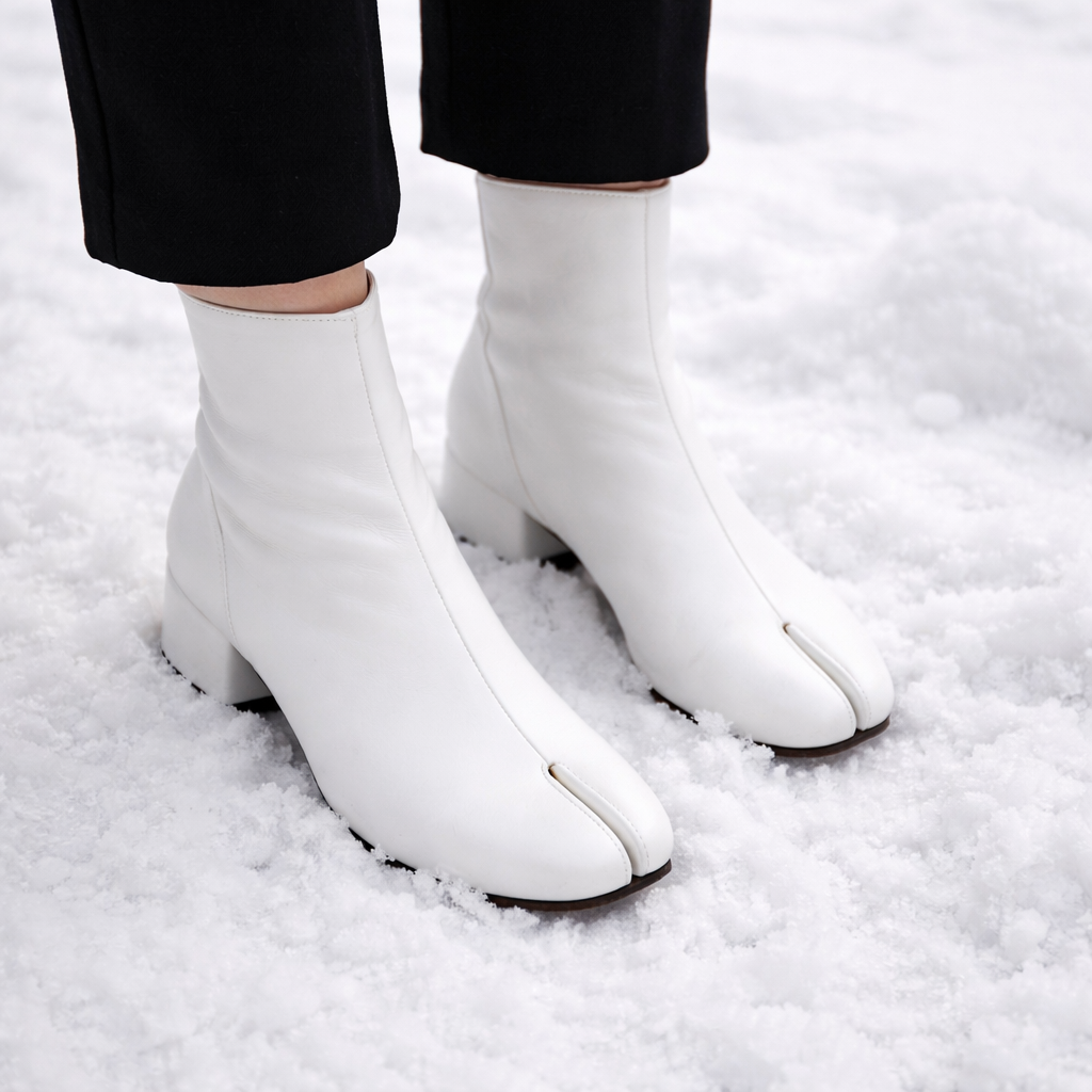 Bottines pour femmes à bout et talon fendus - Yalneth