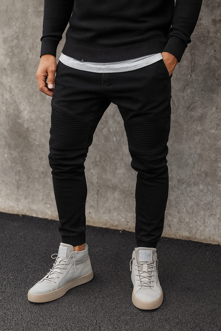 Pantalon slim style motard pour homme - Vareon