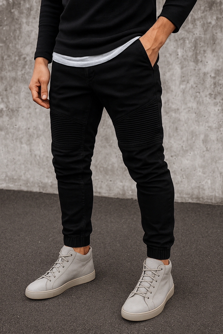 Pantalon slim style motard pour homme - Vareon