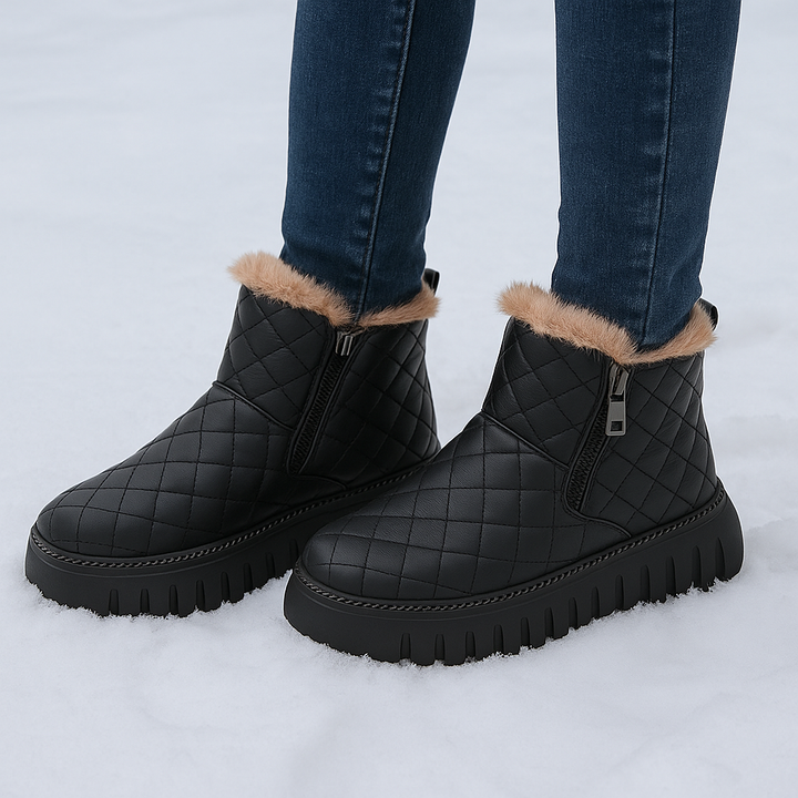 Bottines rembourrées à effet protecteur pour femmes - Linsara