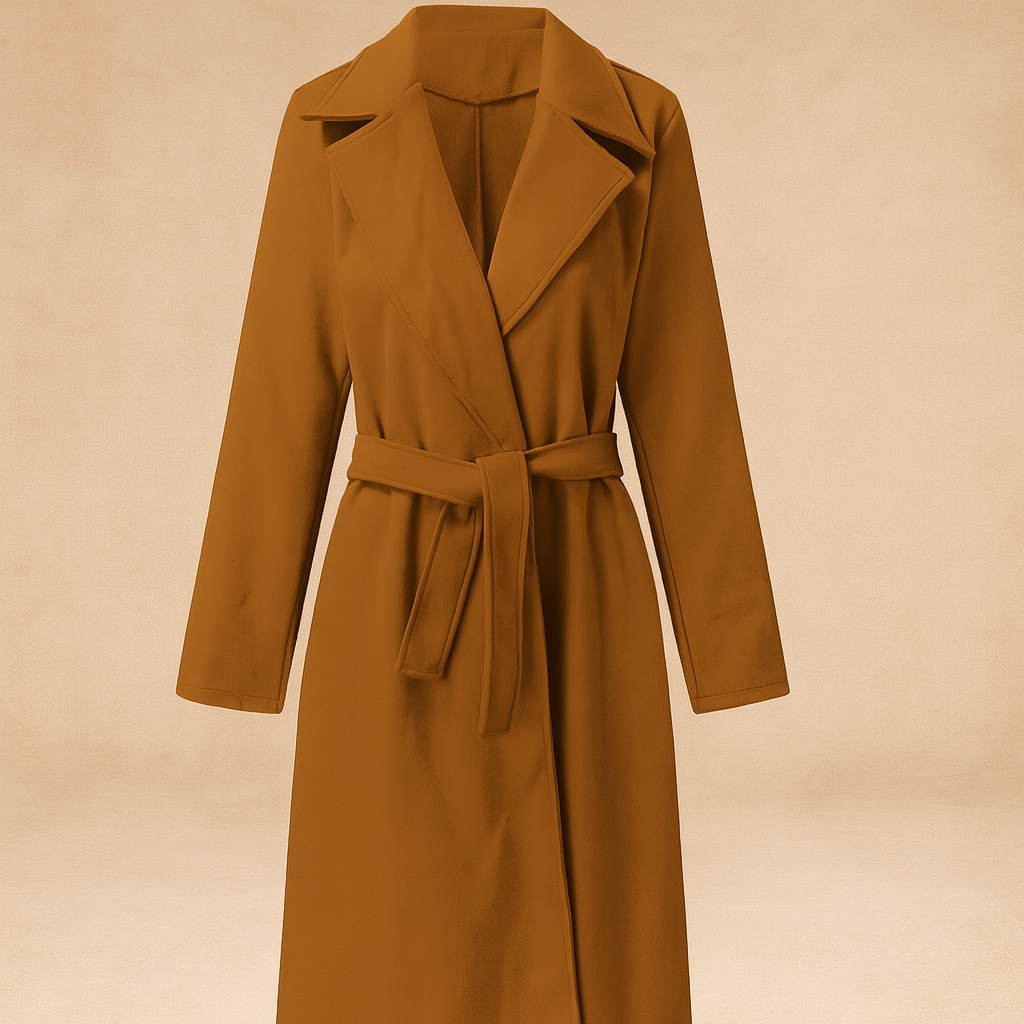 Manteau long en laine pour femme - Isoria