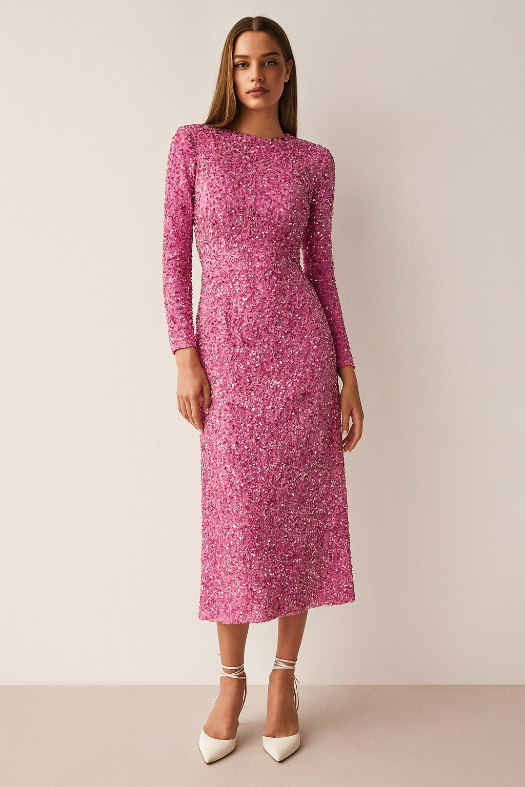 Robe de soirée pour femmes avec paillettes - Elissa