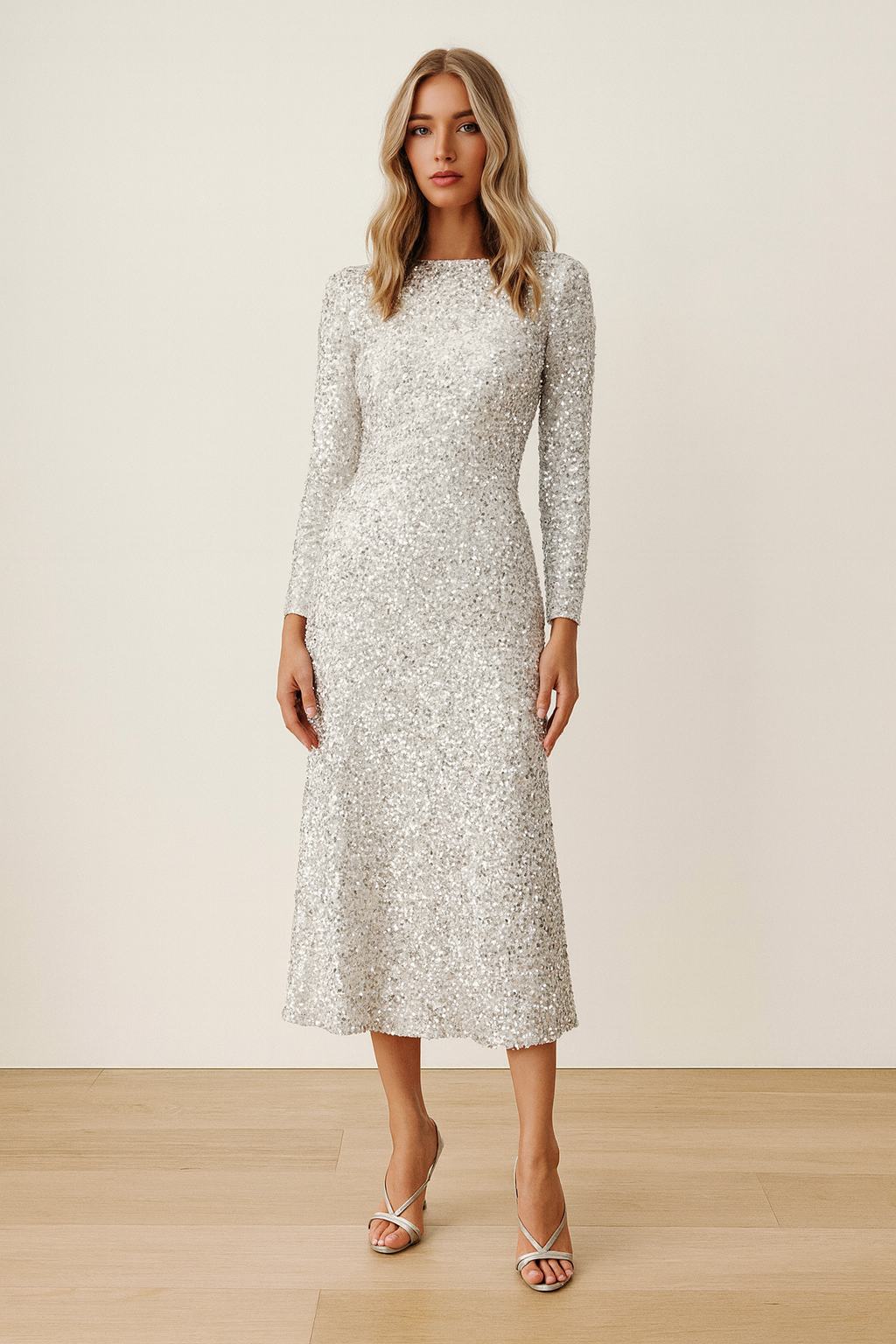 Robe de soirée pour femmes avec paillettes - Elissa