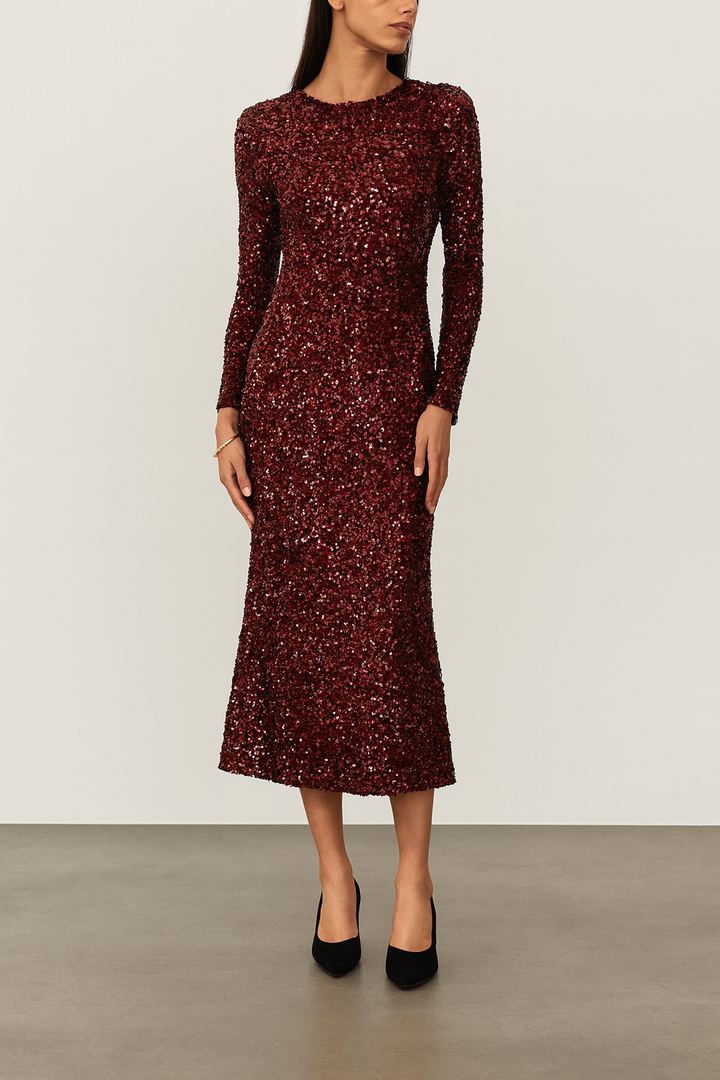 Robe de soirée pour femmes avec paillettes - Elissa