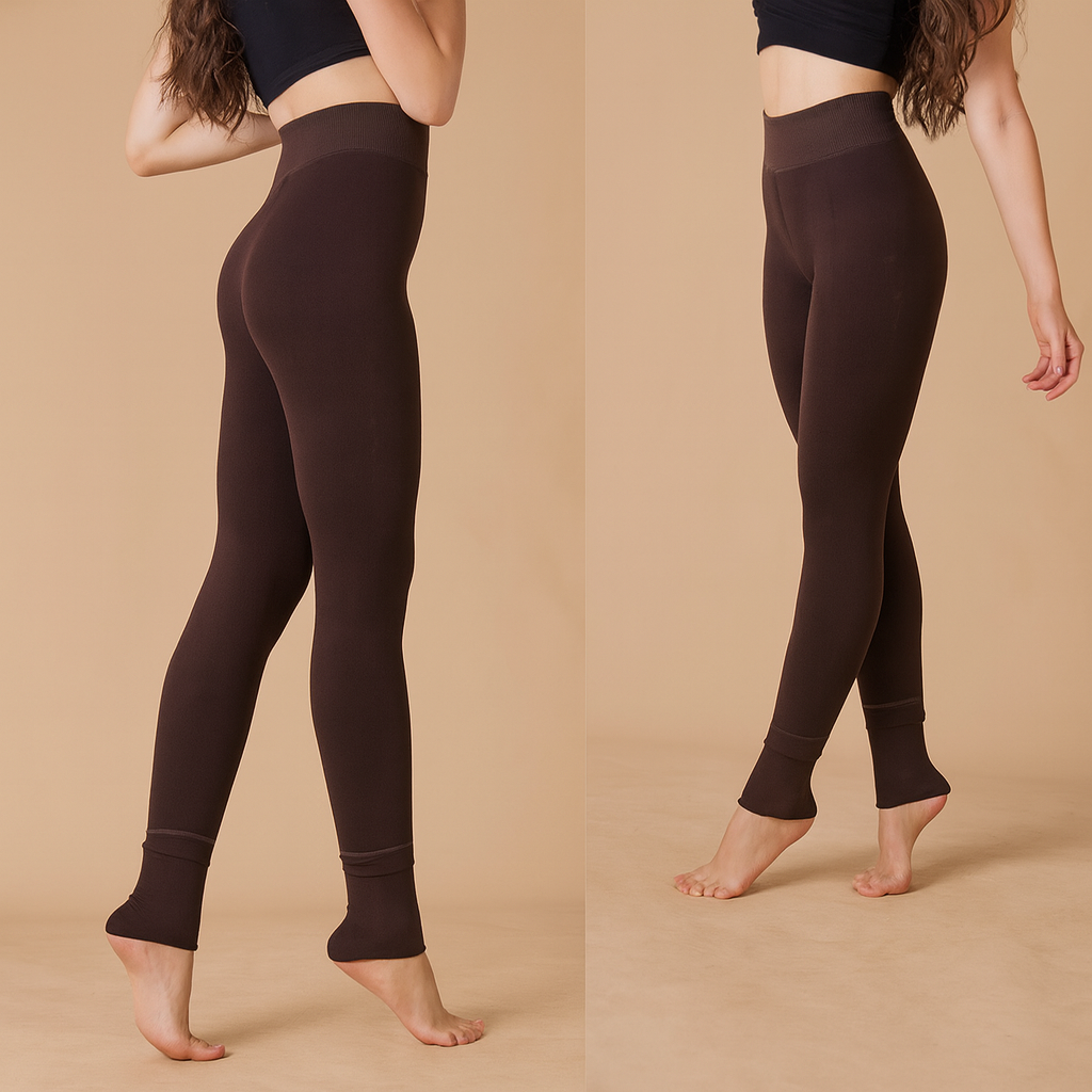 Leggings thermiques avec doublure en polaire - Aube