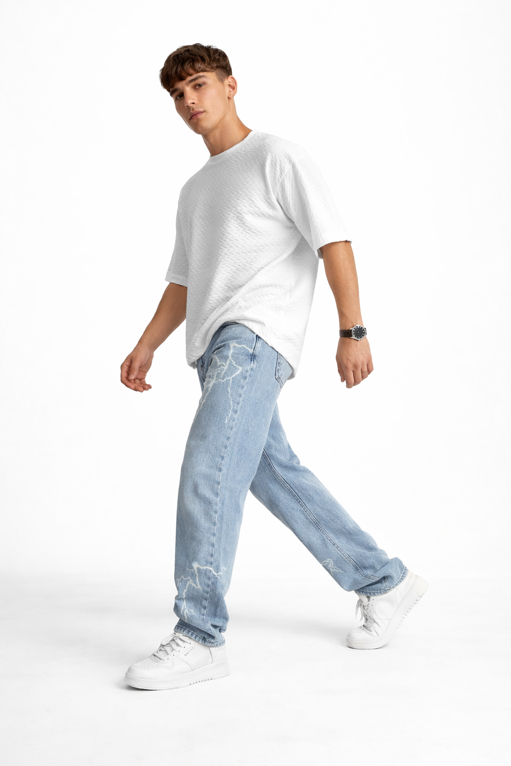 Jean droit avec imprimé - Svenrik