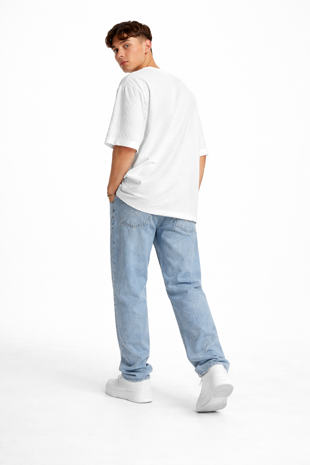 Jean droit avec imprimé - Svenrik