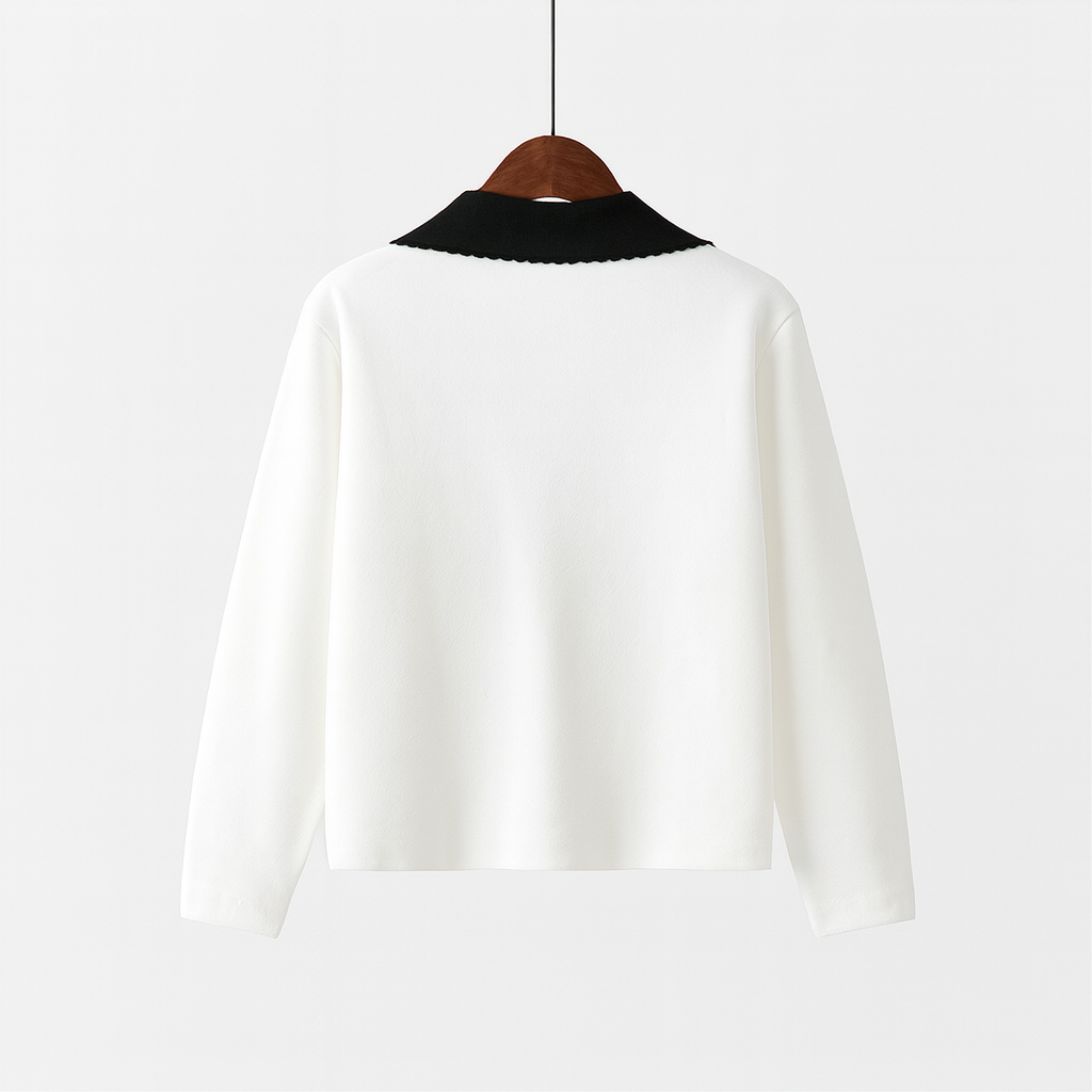 Veste courte structurée en maille - Irène