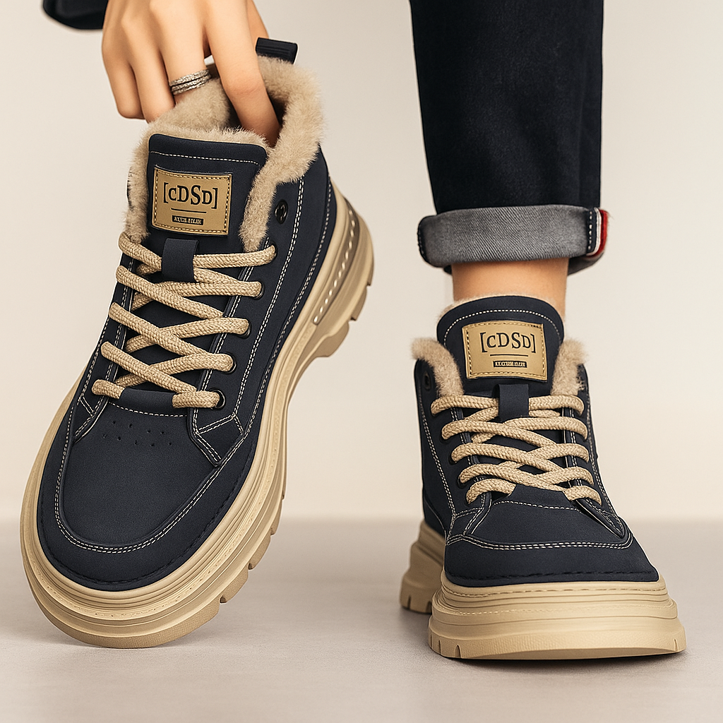 Bottes intérieures chaudes en laine polaire pour hommes - Jorvik